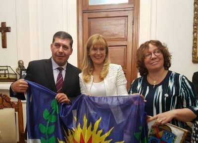 Ver�nica Magario se reuni� con el gobernador y los intendentes de La Rioja