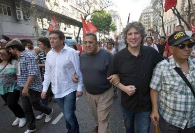 Pablo Micheli hizo echar del acto de la CTA a Boudou, Mariotto y Esteche