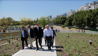 Larreta inaugur� la nueva Plaza Brasil: �Es un paso enorme�