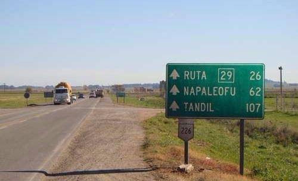 De Luca y Reino anuncian la repavimentacin de la ruta 226 entre Balcarce y Tandil