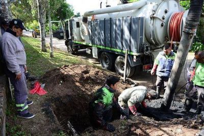 Aparicio explic� los trabajos de San Fernando para evitar anegamientos