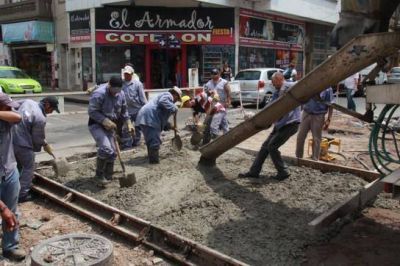Bacheo: siguen los trabajos este martes