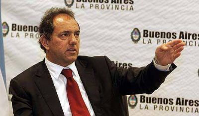 Scioli defendi� la partida de Monz�: "Las pol�ticas provinciales las fijo yo"
