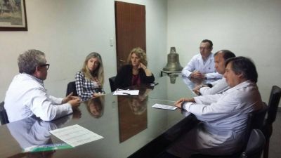 Lord�n visit� el Hospital San Mart�n de La Plata