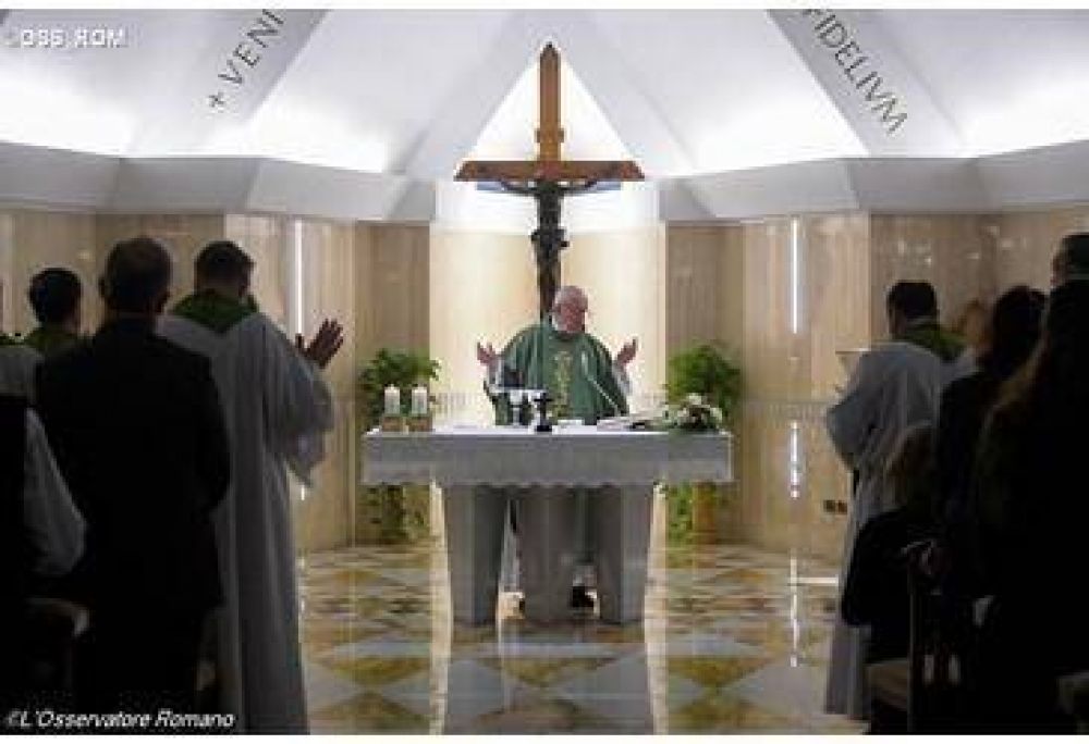 Papa: Servir a Dios con libertad rechazaando el poder