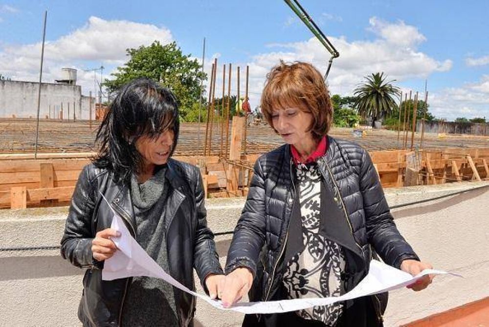 Avanzan las obras para el nuevo edificio de Salud y Medio Ambiente