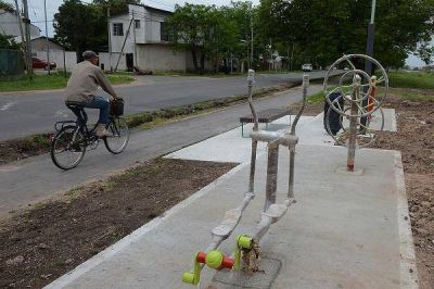 Avanza la construcci�n de una bicisenda en General Pacheco