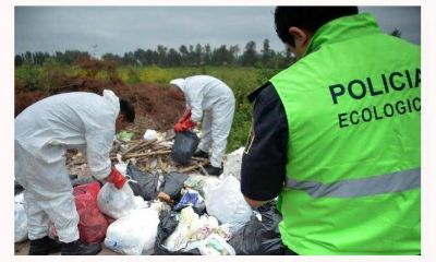 Detectaron vuelcos de residuos patol�gicos en la colectora