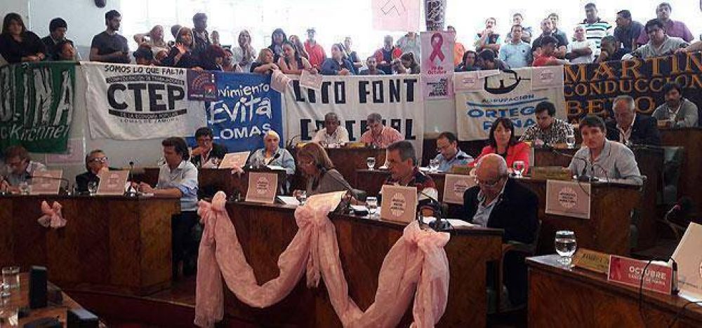 Con el ingreso del Presupuesto, se desarrollar� una nueva sesi�n en Lomas