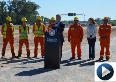Aunque cueste creerlo: se inaugur� el tramo de la Autopista 5, entre J�uregui y la Ruta 47