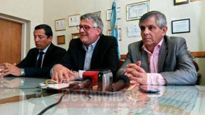 Britos recibi� al Ministro de Trabajo de la Provincia Marcelo Villegas