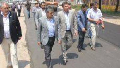 Alfaro se comprometi� a pavimentar 160 cuadras con fondos nacionales