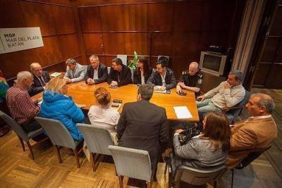 Arroyo encabez� reuni�n del plan de trabajo �Mar del Plata segura� 