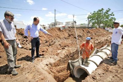 Plan Norte: Avanza a buen ritmo la construcci�n del desag�e Nueva Santa Fe