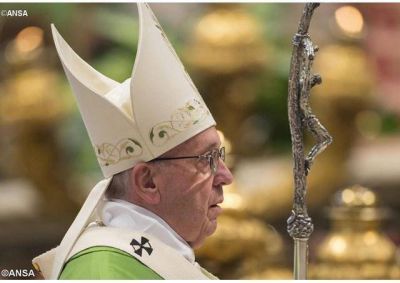 Papa: dar la espalda al pobre es darla a Dios, que nos interpela a�n hoy