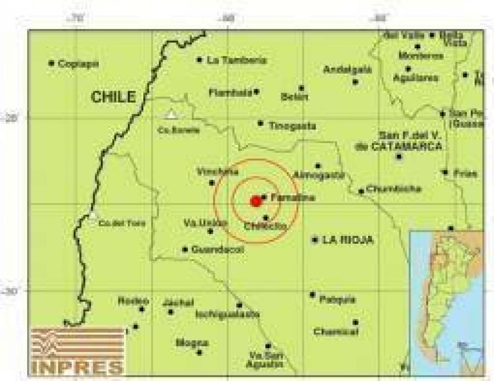 Un fuerte temblor sacudi� este domingo a los riojanos