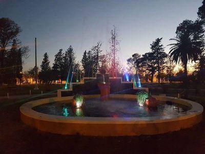 Buena Esperanza inaugur� las obras en plaza Sarmiento