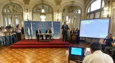 El gobierno present� su balance de obras p�blicas ejecutadas y a realizar en los pr�ximos a�os