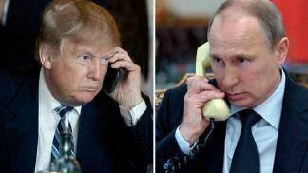 Trump y Putin hablaron por telfono y prometieron 