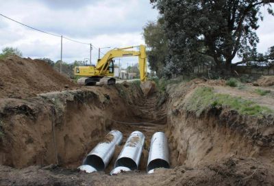 Cortes de tr�nsito por la construcci�n de colector cloacal