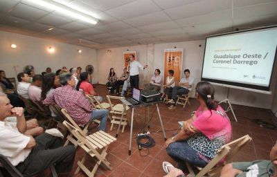 Corral present� obras que renovar�n Guadalupe Oeste y Coronel Dorrego