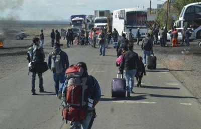 Sitraic cort� la Ruta 3 pero de manera inmediata intervino la Justicia Federal