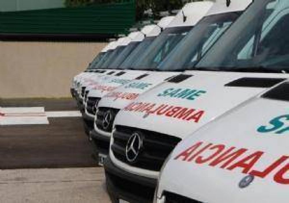 El SAME llega a Pilar con 12 ambulancias nuevas