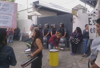 Trabajadores de ATE denuncian represi�n en el Ministerio de Salud