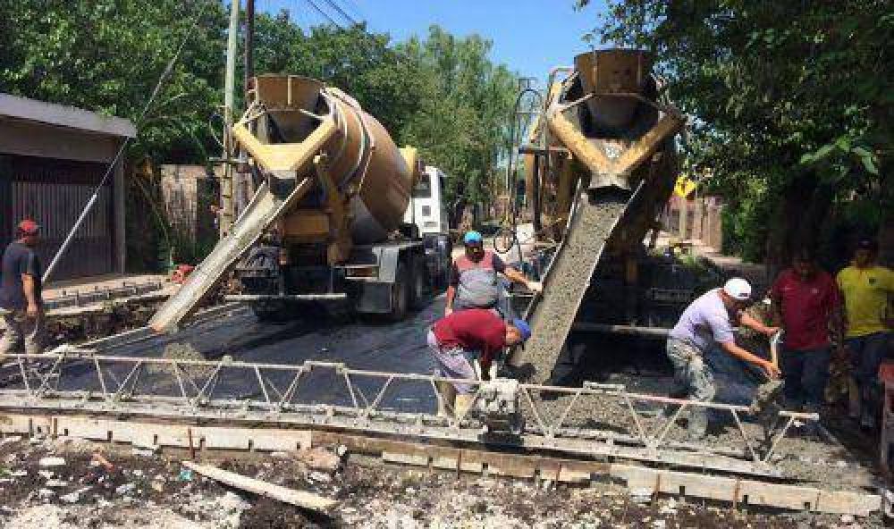 Cascallares recorri obras de asfalto en San Jos, Ministro Rivadavia y Malvinas Argentinas