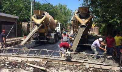 Cascallares recorri� obras de asfalto en San Jos�, Ministro Rivadavia y Malvinas Argentinas