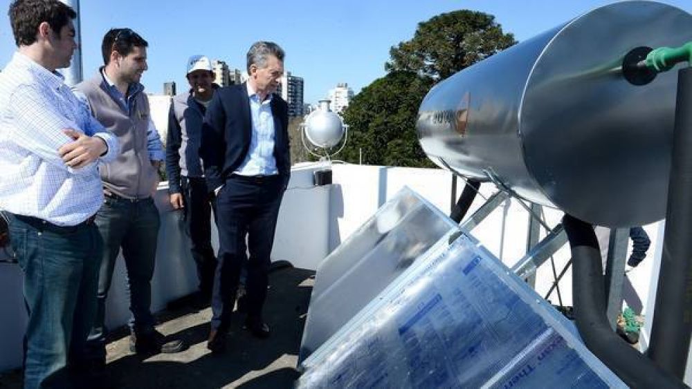 Salen a la venta los termotanques solares que Macri instal en Olivos