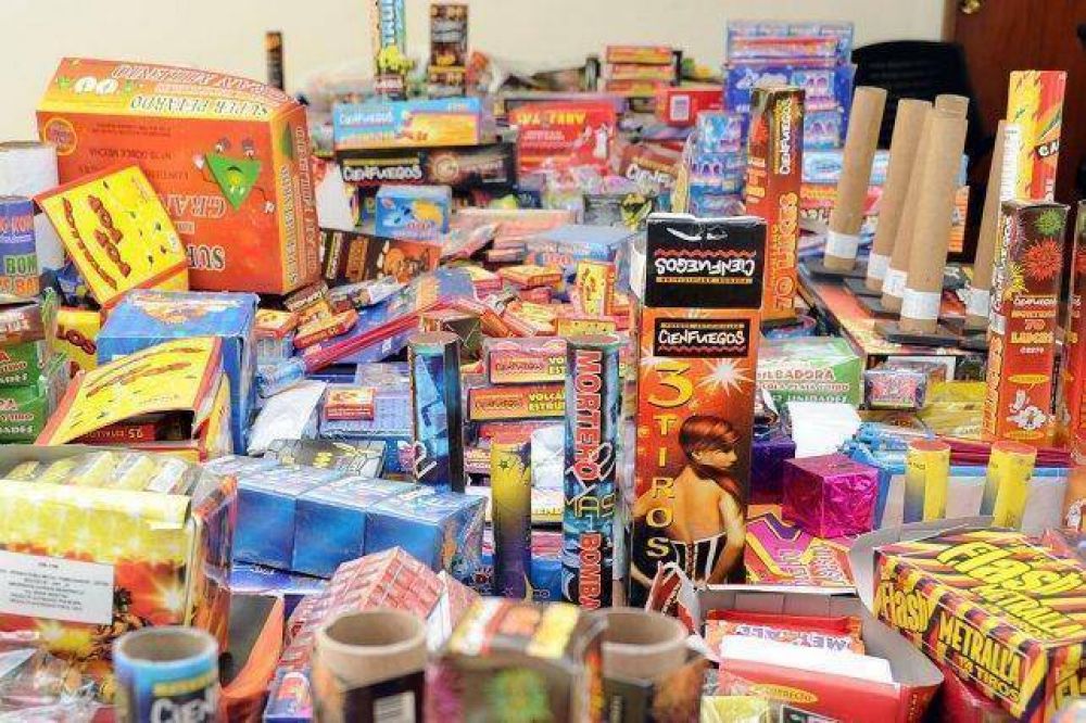 No se podr� vender pirotecnia en comercios habilitados para otro fin