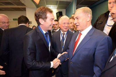 Santilli mantuvo un encuentro con Netanyahu en Israel