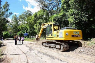 Ariel Sujarchuk recorri� obras en Ingeniero Maschwitz