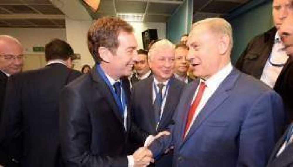 Santilli mantuvo un encuentro con Netanyahu en Israel