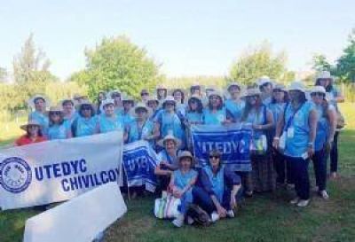 Utedyc Chivilcoy estuvo presente en un encuentro nacional de mujeres