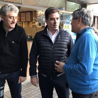 El Ministro de Seguridad de la provincia recorri� la ciudad
