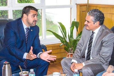 Vuoto recibi� al embajador de Kuwait