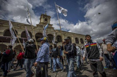 En Salta, sin la presencia de los gremios de la CGT
