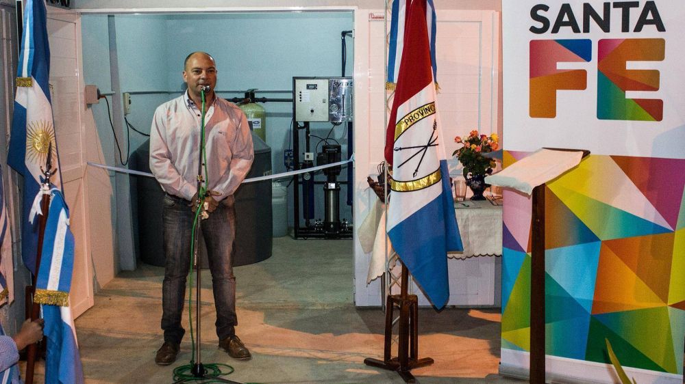 La provincia inaugur una planta potabilizadora en Colonia Ituzaing