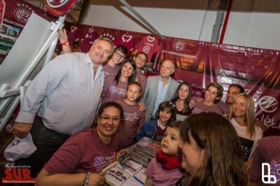 El intendente Grindetti en la Expo Lan�s 2016