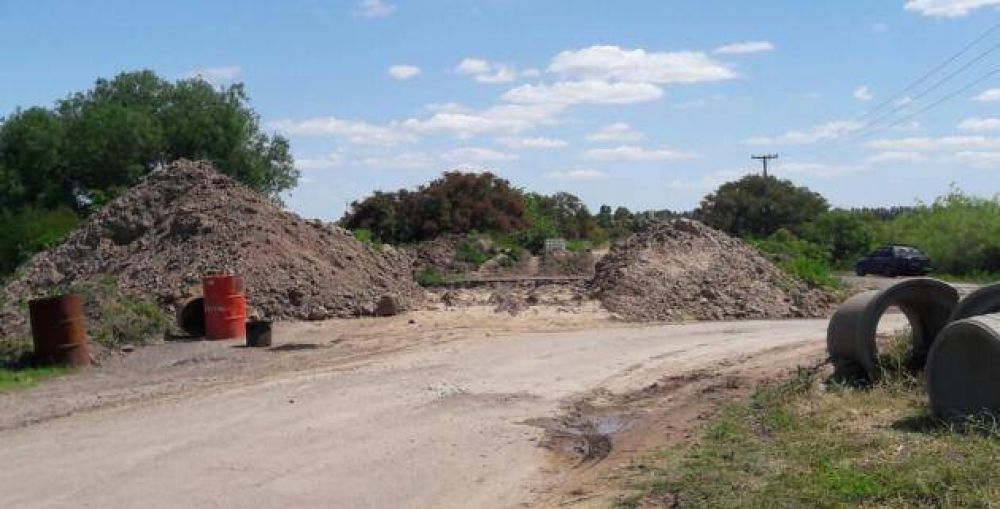 Puente de Obligado: Las obras avanzan con lentitud