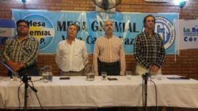 La Mesa Gremial cerr� el a�o con el ministro de Trabajo de la Provincia