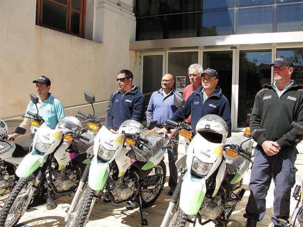 El municipio present motos para reforzar los controles de trnsito