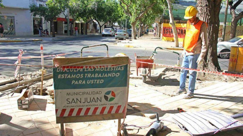 Capital sali� a reparar veredas y pintar sendas peatonales