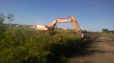 Obras y Servicios P�blicos comenz� a ejecutar tareas en la zona de Av. Saavedra y Rojas