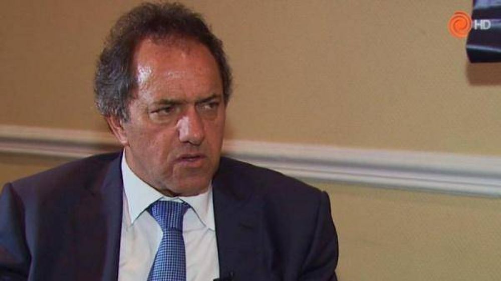 Scioli: 