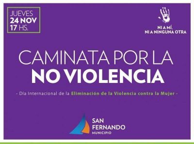 San Fernando caminar� por la No Violencia