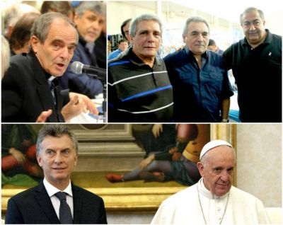 La CGT y la Iglesia juntas mientras la relaci�n de Macri con Francisco no es la mejor
