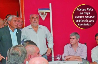Marcos Pe�a invitado a bendecir la mesa correntina de Cambiemos